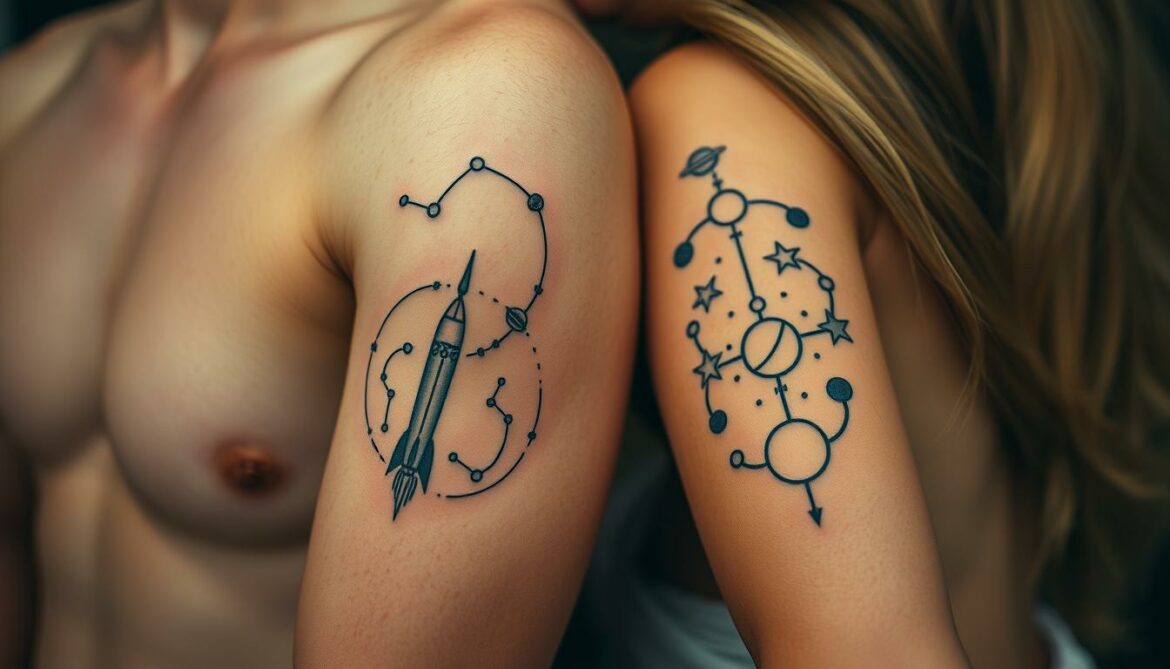 Astrologische Partner Tattoos