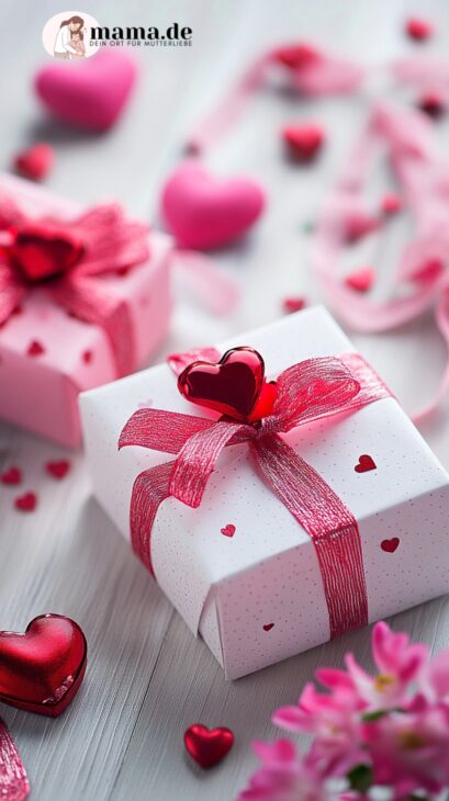 Romantische Dekorationen für Valentinstag Geschenke

