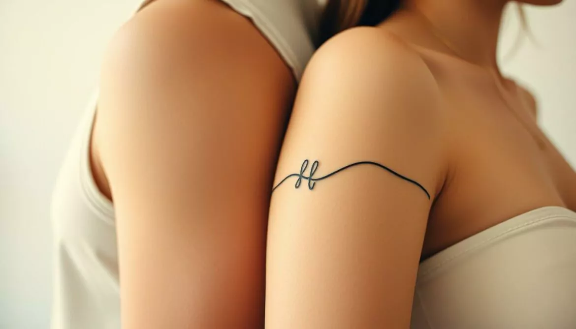 Single Line Tattoos