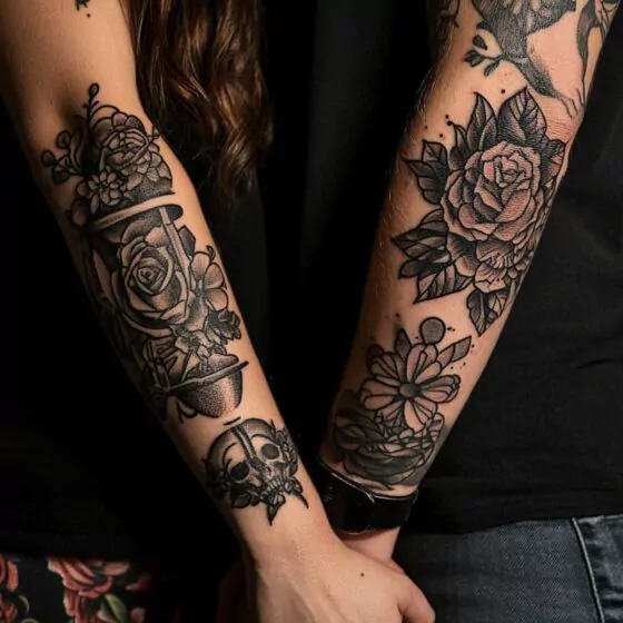 Partner Tattoo ewige Liebe: Ideen & Designs