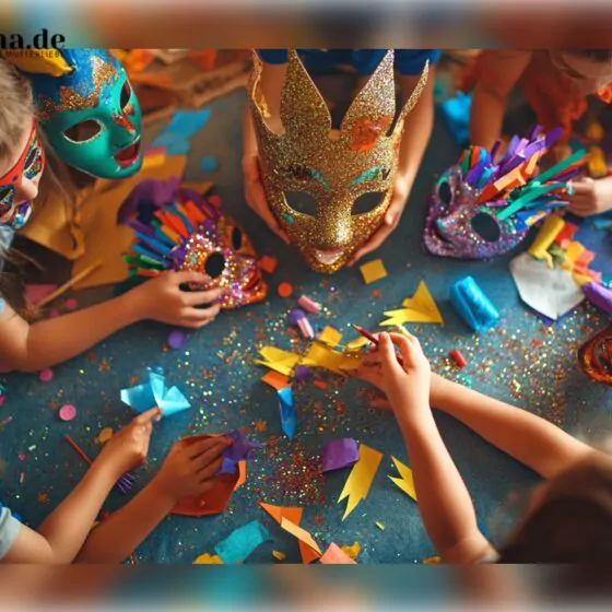 13 Fasching Bastelideen für Kinder und Eltern