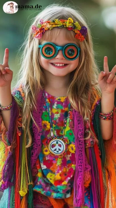 Hippie Kostüme für Kinder: Fröhliche Designs