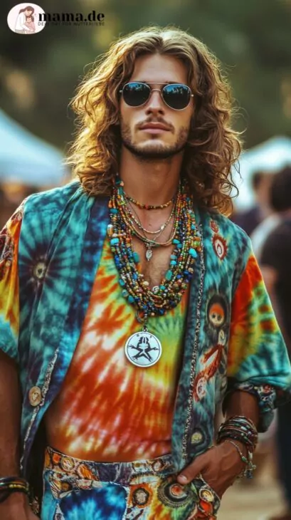 Hippie Kostüme für Männer im Retro-Stil