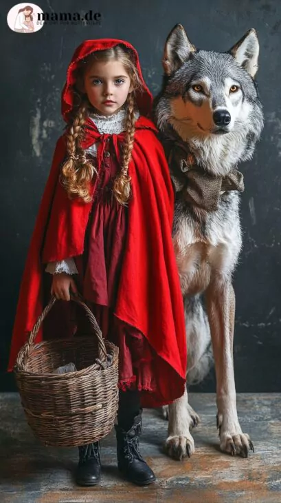 Rotkäppchen und der Wolf Partner Kostüm