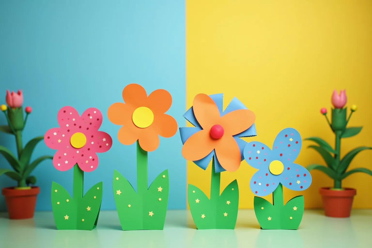 8 Frühlingsbasteleien für Kinder ab 3 Jahre
