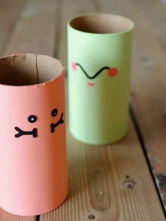 8 Basteln mit Klopapierrollen Ideen für Kreative