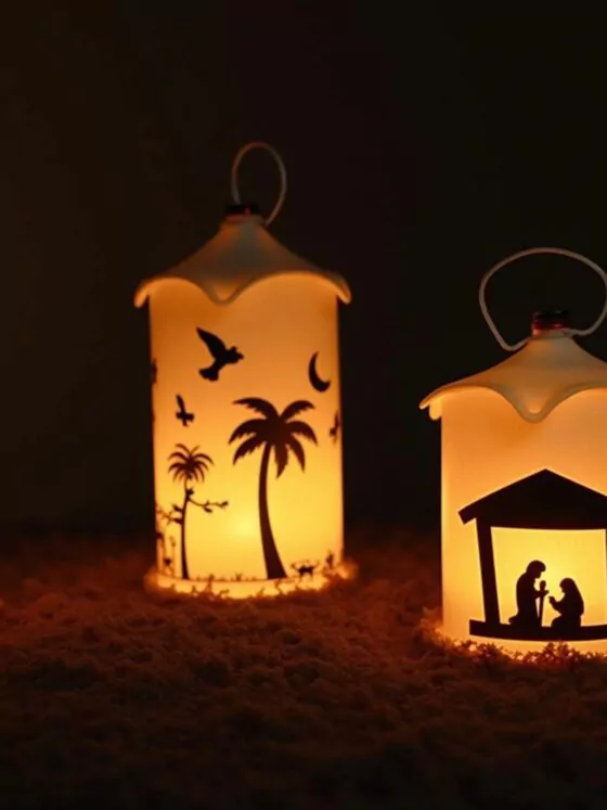 8 Einfache Laternen zum Basteln für die Krippe