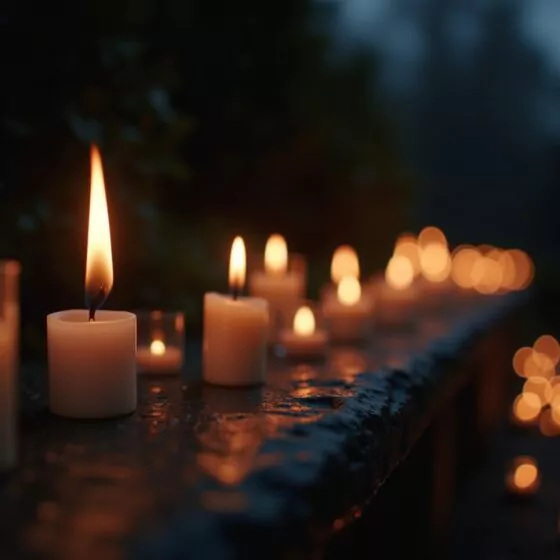 8 Flackernde Kerze Trauer GIFs für Beileidsbekundungen