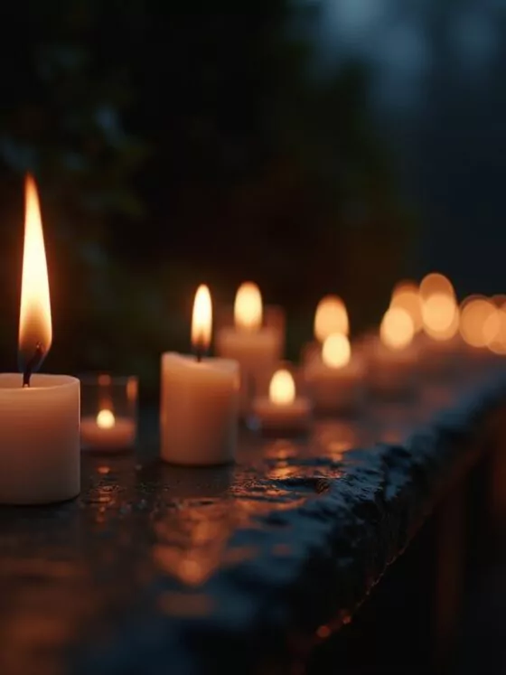 8 Flackernde Kerze Trauer GIFs für Trauerstimmung