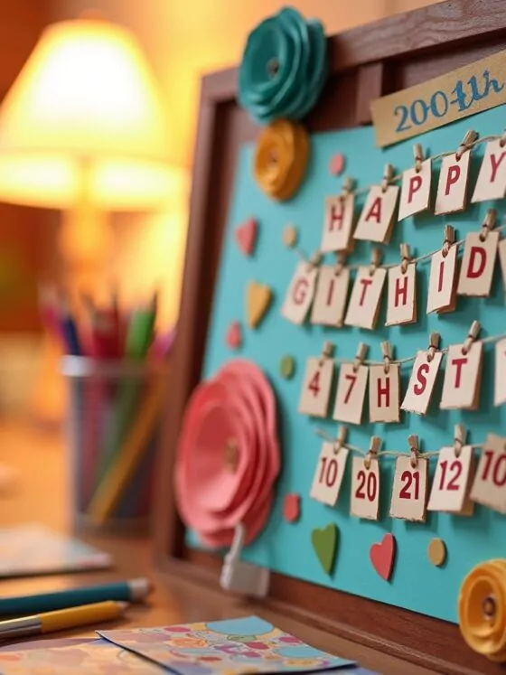 8 Kreative Ideen zum Geburtstagskalender Basteln