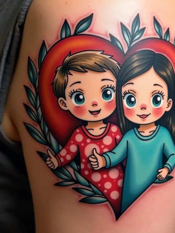 8 Tattoos mit Bedeutung Familie, die verbinden