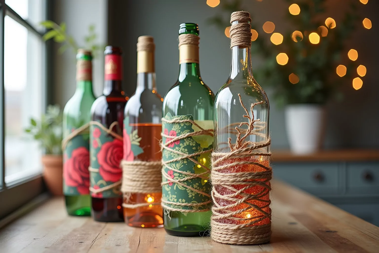 8 Kreative Wege, eine Flasche als Geschenk zu dekorieren