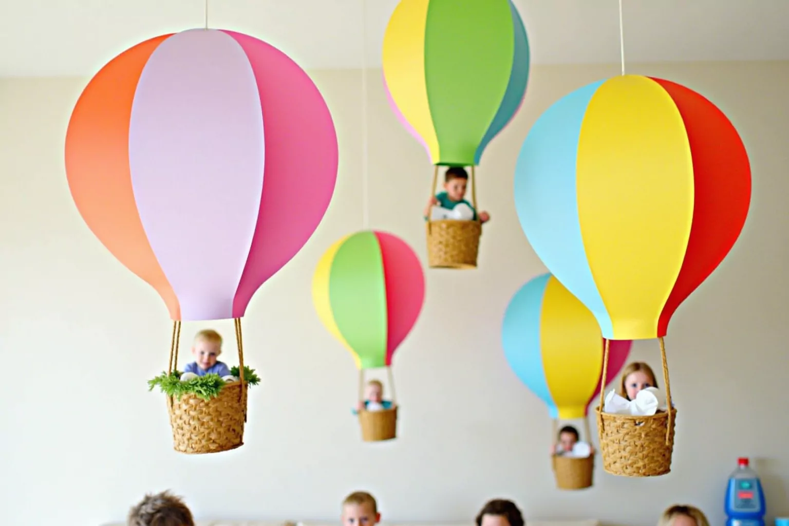 8 Heißluftballon Geschenk Basteln Ideen für Zuhause