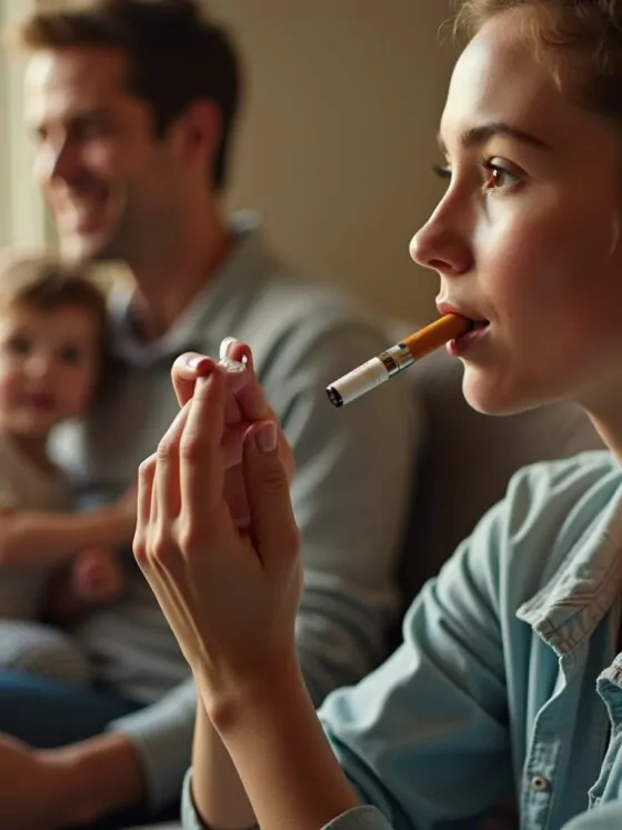 Gesundheitsbewusste Alternativen für rauchende Eltern