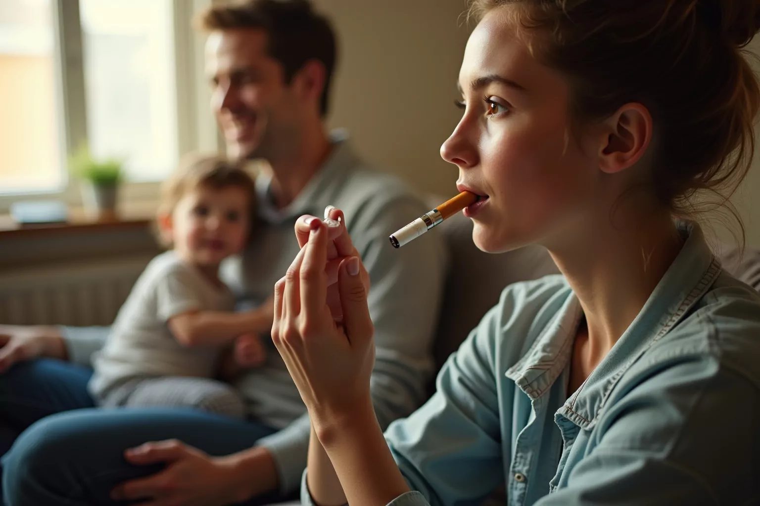 Gesundheitsbewusste Alternativen für rauchende Eltern