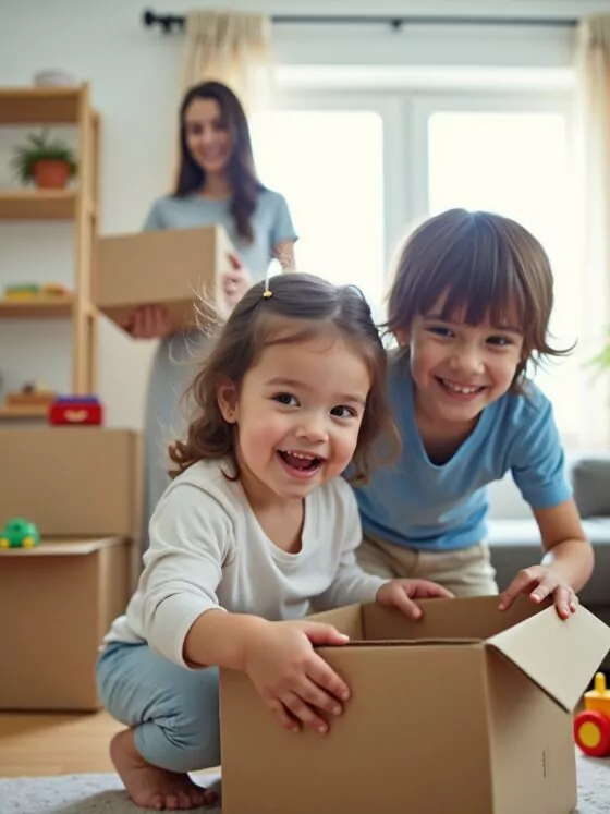 10 Tipps für stressfreie Umzüge mit Kindern